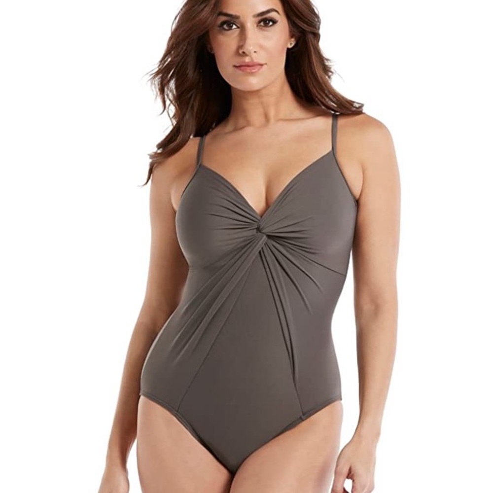 MIRACLESUIT ROCK SOLID LOVE KNOT SLIMMING SWIMSUIT